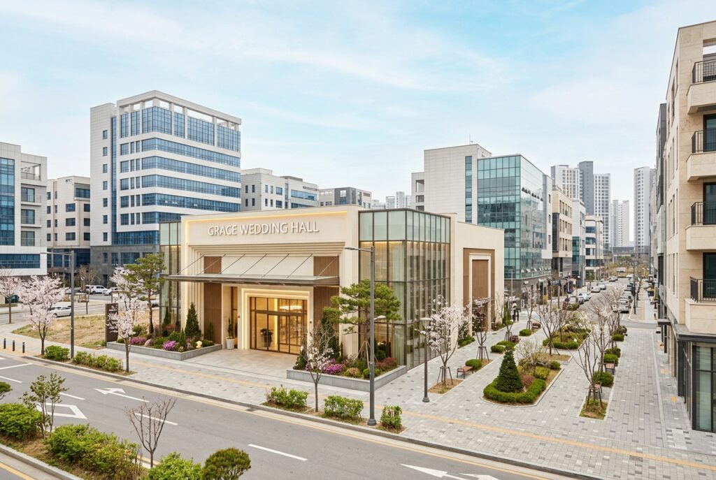 강서권 예식장과 도시 분위기